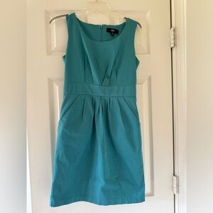 Mossimo Supply Co. Turquoise Sleeveless Mini Dress